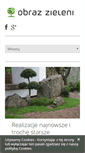 Mobile Screenshot of obraz-zieleni.pl